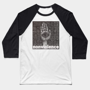 nonviolence Baseball T-Shirt